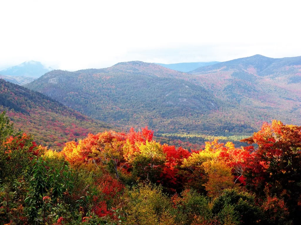 New Hampshire Mountains in autumn