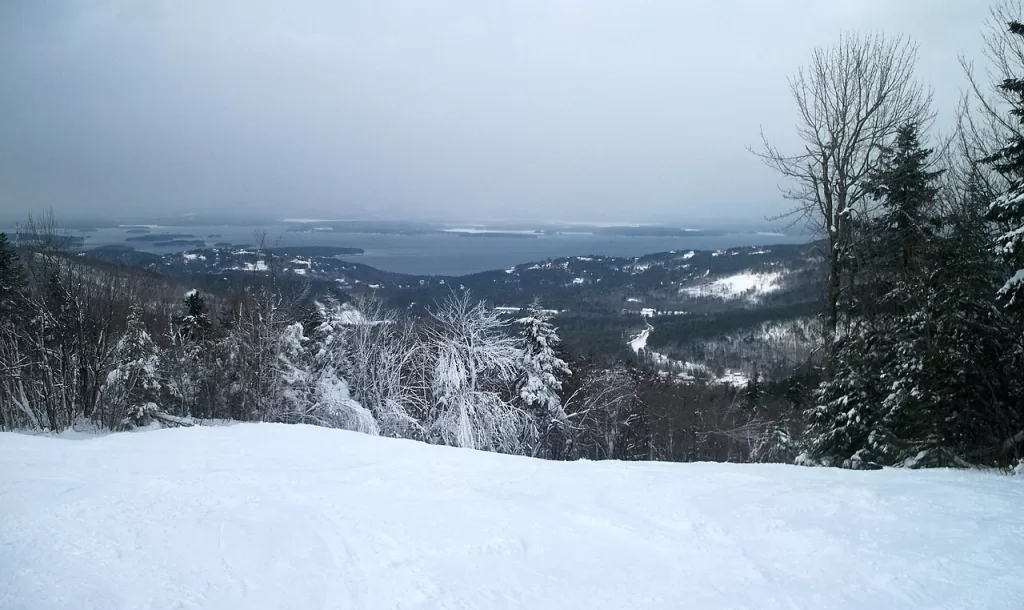 Lake winnipesaukee Panorama from Gunstock Mountain